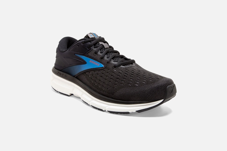 Brooks Dyad 11 Road Running Shoes - Mens - Black/Blue - TF1639274